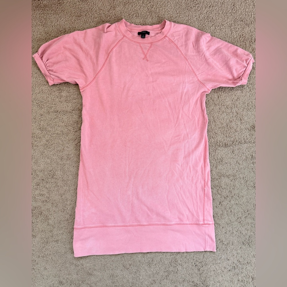 J. Crew Pink Midi Dress